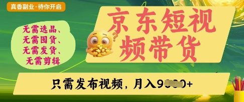 京东短视频带货，开启零门槛躺Z新时代【揭秘】-14号网创